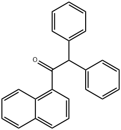 Ethanone, 1-(1-naphthalenyl)-2,2-diphenyl- Structural