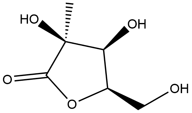 Lyxonic acid, 2-C-methyl-, γ-lactone Structural