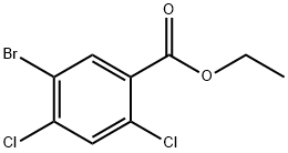 Ethyl 5-bromo-2,4-dichlorobenzoate Structural