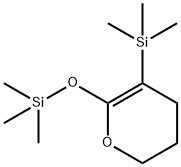 trimethyl-[(5-trimethylsilyl-3,4-dihydro-2H-pyran-6-yl)oxy]silane Structural