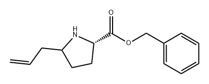 L-Proline, 5-(2-propen-1-yl)-, phenylmethyl ester Structural