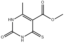 methyl 6-methyl-2-oxo-4-sulfanyl-1,2-dihydropyrimidine-5-carboxylate Structural