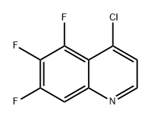 Quinoline, 4-chloro-5,6,7-trifluoro- Structural