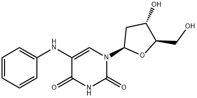 Uridine, 2'-deoxy-5-(phenylamino)- (9CI) Structural