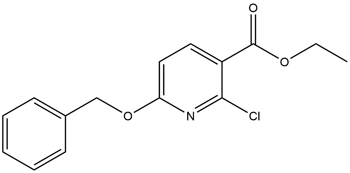 ethyl 6-(benzyloxy)-2-chloronicotinate Structural