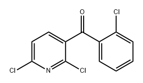 Methanone, (2-chlorophenyl)(2,6-dichloro-3-pyridinyl)- Structural