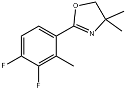 Oxazole, 2-(3,4-difluoro-2-methylphenyl)-4,5-dihydro-4,4-dimethyl- Structural