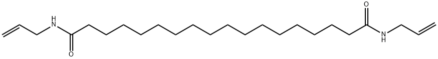 Octadecanediamide, N1,N18-di-2-propen-1-yl- Structural