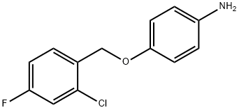 Benzenamine, 4-[(2-chloro-4-fluorophenyl)methoxy]- Structural