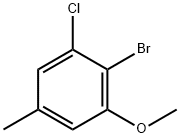 Benzene, 2-bromo-1-chloro-3-methoxy-5-methyl- Structural