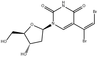 Uridine, 2'-deoxy-5-[(1E)-1,2-dibromoethenyl]- (9CI) Structural