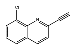 Quinoline, 8-chloro-2-ethynyl- Structural