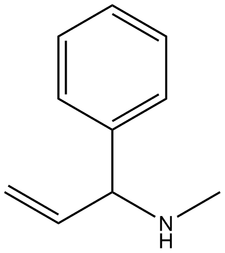 Benzenemethanamine, α-ethenyl-N-methyl- Structural