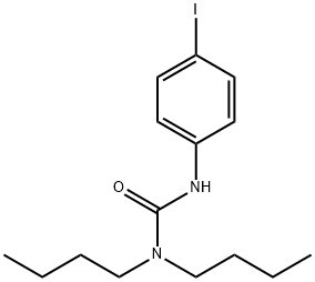 Urea, N,N-dibutyl-N'-(4-iodophenyl)- Structural