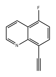 Quinoline, 8-ethynyl-5-fluoro- Structural