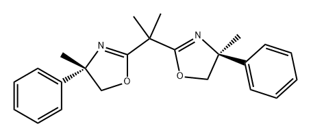Oxazole, 2,2'-(1-methylethylidene)bis[4,5-dihydro-4-methyl-4-phenyl-, (4S,4'S)- Structural