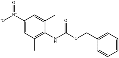 Carbamic acid, N-(2,6-dimethyl-4-nitrophenyl)-, phenylmethyl ester Structural