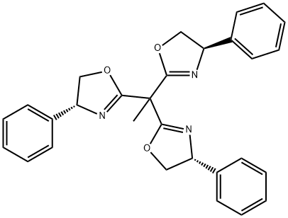 Oxazole, 2,2',2''-ethylidynetris[4,5-dihydro-4-phenyl-, (4R,4'R,4''R)- Structural