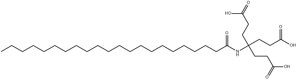 Heptanedioic acid, 4-(2-carboxyethyl)-4-[(1-oxodocosyl)amino]- Structural