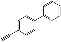 Pyridine, 2-(4-ethynylphenyl)- Structural