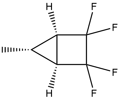 Bicyclo[2.1.0]pentane, 2,2,3,3-tetrafluoro-5-methyl-, (1α,4α,5α)- (9CI) Structural