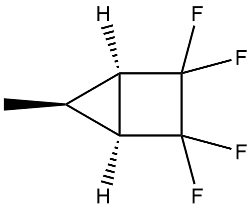 Bicyclo[2.1.0]pentane, 2,2,3,3-tetrafluoro-5-methyl-, (1α,4α,5β)- (9CI) Structural