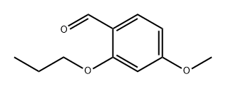 Benzaldehyde, 4-methoxy-2-propoxy- Structural