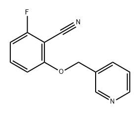 Benzonitrile, 2-fluoro-6-(3-pyridinylmethoxy)- Structural