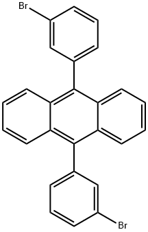 Anthracene, 9,10-bis(3-bromophenyl)- Structural