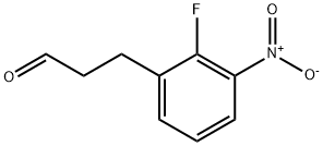 Benzenepropanal, 2-fluoro-3-nitro- Structural