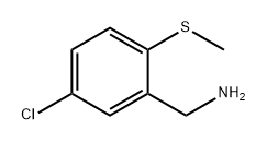 Benzenemethanamine, 5-chloro-2-(methylthio)- Structural