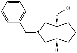rac-[(3aR,6aR)-2-benzyl-octahydrocyclopenta[c]pyrrol-3a-yl]methanol, cis Structural