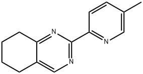 Quinazoline, 5,6,7,8-tetrahydro-2-(5-methyl-2-pyridinyl)- Structural