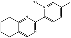 Quinazoline, 5,6,7,8-tetrahydro-2-(5-methyl-1-oxido-2-pyridinyl)- Structural