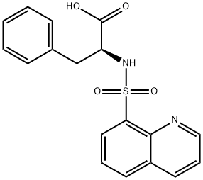 N-(quinolin-8-ylsulfonyl)phenylalanine Structural