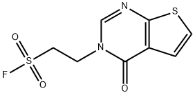 Thieno[2,3-d]pyrimidine-3(4H)-ethanesulfonyl fluoride, 4-oxo- Structural