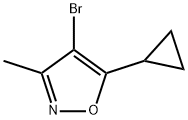 Isoxazole, 4-bromo-5-cyclopropyl-3-methyl- Structural