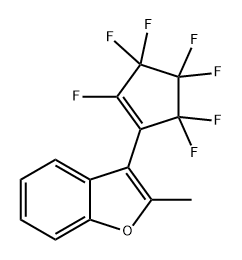 Benzofuran, 3-(2,3,3,4,4,5,5-heptafluoro-1-cyclopenten-1-yl)-2-methyl- Structural