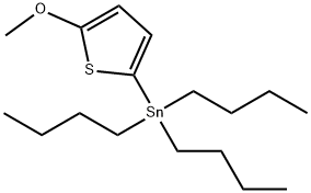 Stannane, tributyl(5-methoxy-2-thienyl)- Structural