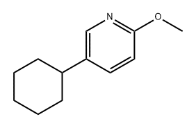 Pyridine, 5-cyclohexyl-2-methoxy- Structural