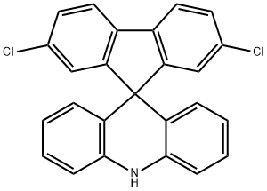 Spiro[acridine-9(10H),9'-[9H]fluorene], 2',7'-dichloro- Structural
