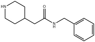 N-BENZYL-2-(PIPERIDIN-4-YL)ACETAMIDE Structural
