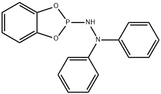 Hydrazine, 2-(1,3,2-benzodioxaphosphol-2-yl)-1,1-diphenyl- Structural