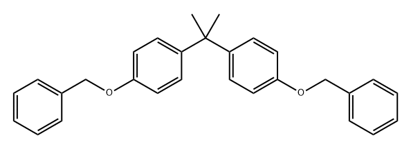 Benzene, 1,1'-(1-methylethylidene)bis[4-(phenylmethoxy)- Structural
