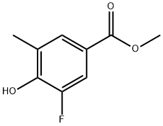 Benzoic acid, 3-fluoro-4-hydroxy-5-methyl-, methyl ester Structural