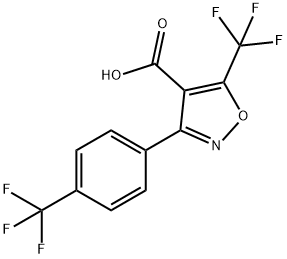 JR-13994, 5-(Trifluoromethyl)-3-(4-(trifluoromethyl)phenyl)isoxazole-4-carboxylic acid, 97% Structural