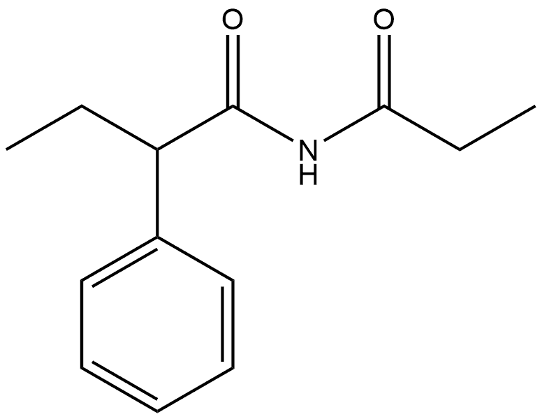 Benzeneacetamide, α-ethyl-N-(1-oxopropyl)- Structural