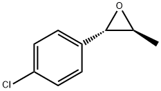 rac-(2R,3R)-2-(4-chlorophenyl)-3-methyloxirane, trans Structural