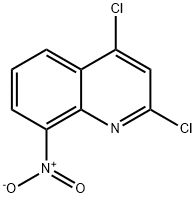 Quinoline, 2,4-dichloro-8-nitro- Structural