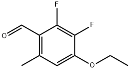Benzaldehyde, 4-ethoxy-2,3-difluoro-6-methyl- Structural